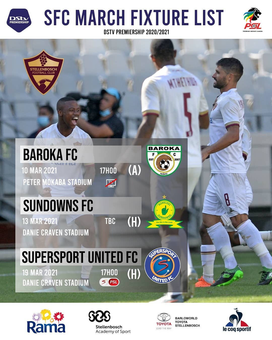 Updated March Fixture List Mamelodi Sundowns FC Fixture Re scheduled Updated March Fixture List Mamelodi Sundowns FC Fixture Re scheduled