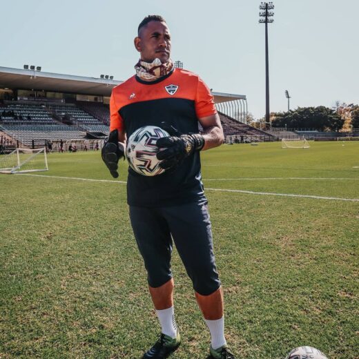 Lee langeveldt back between the sticks and wears the armband.jpg