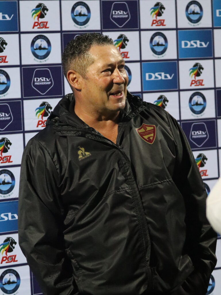 Stellenbosch F.C. Head Coach Steve Barker