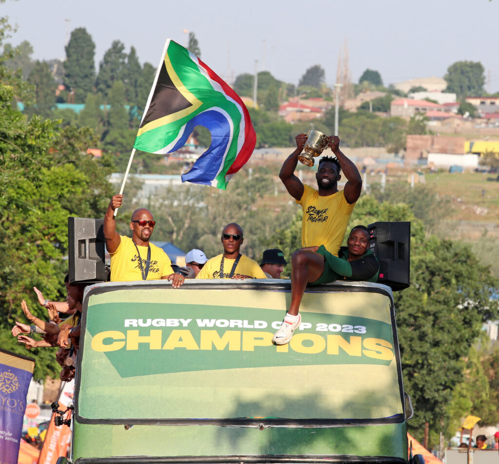 Football - 2023 Rugby World Cup - South Africa Trophy Tour - Vilakazi Street - Soweto