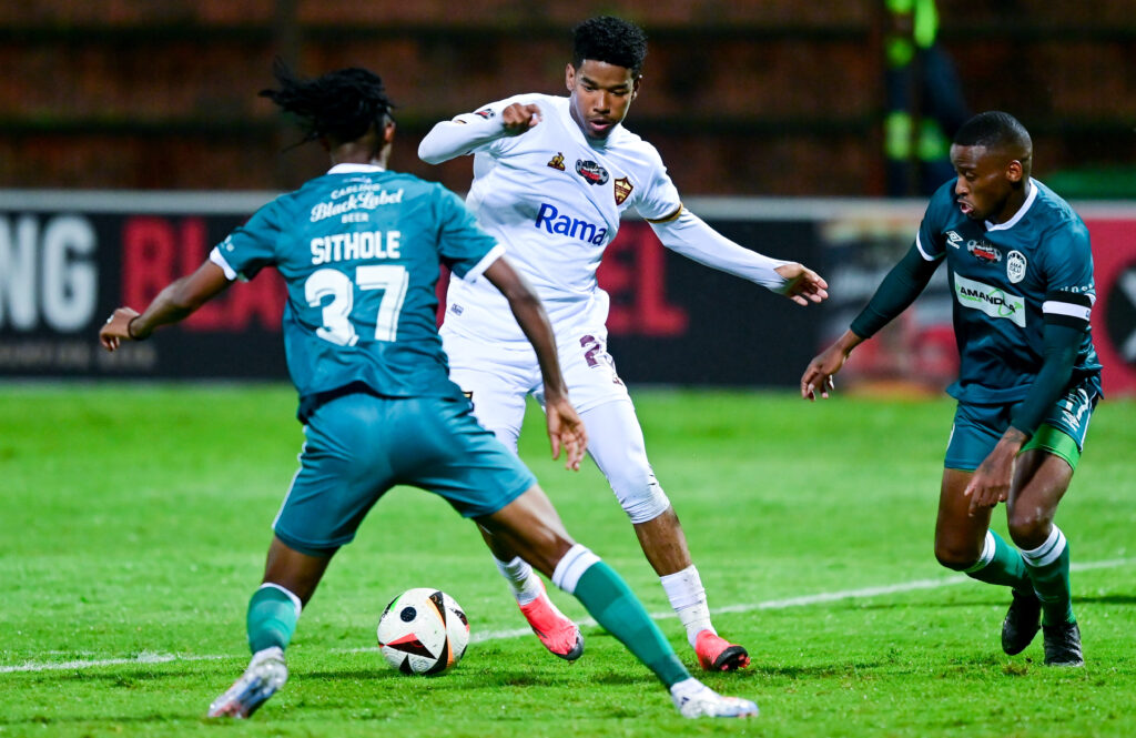 Football 2024 Carling Knockout Cup Amazulu V Stellenbosch King Zwelithini Stadium Durban