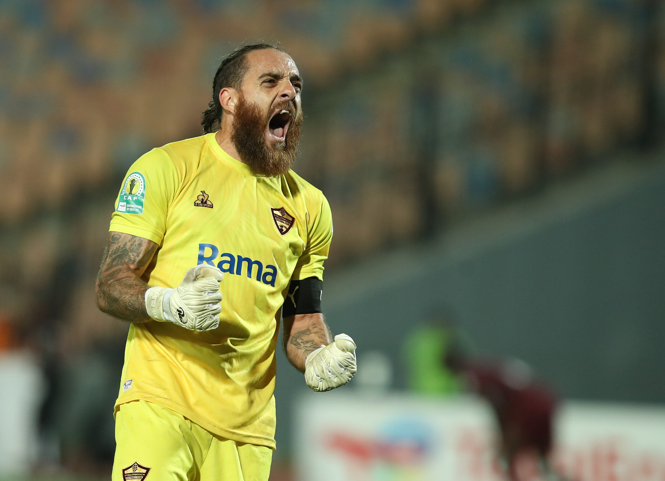 Football caf confederation cup 2024/25 quarter final 2nd leg zamalek v stellenbosch cairo international stadium cairo egypt