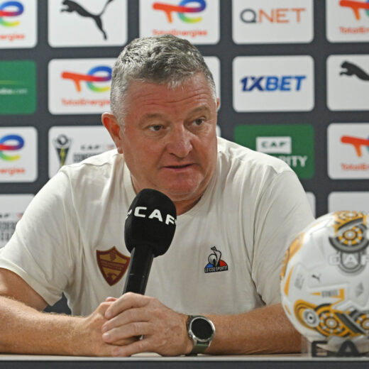 Football caf confederation cup 2025/26 stellenbosch fc press conference cape town stadium south africa