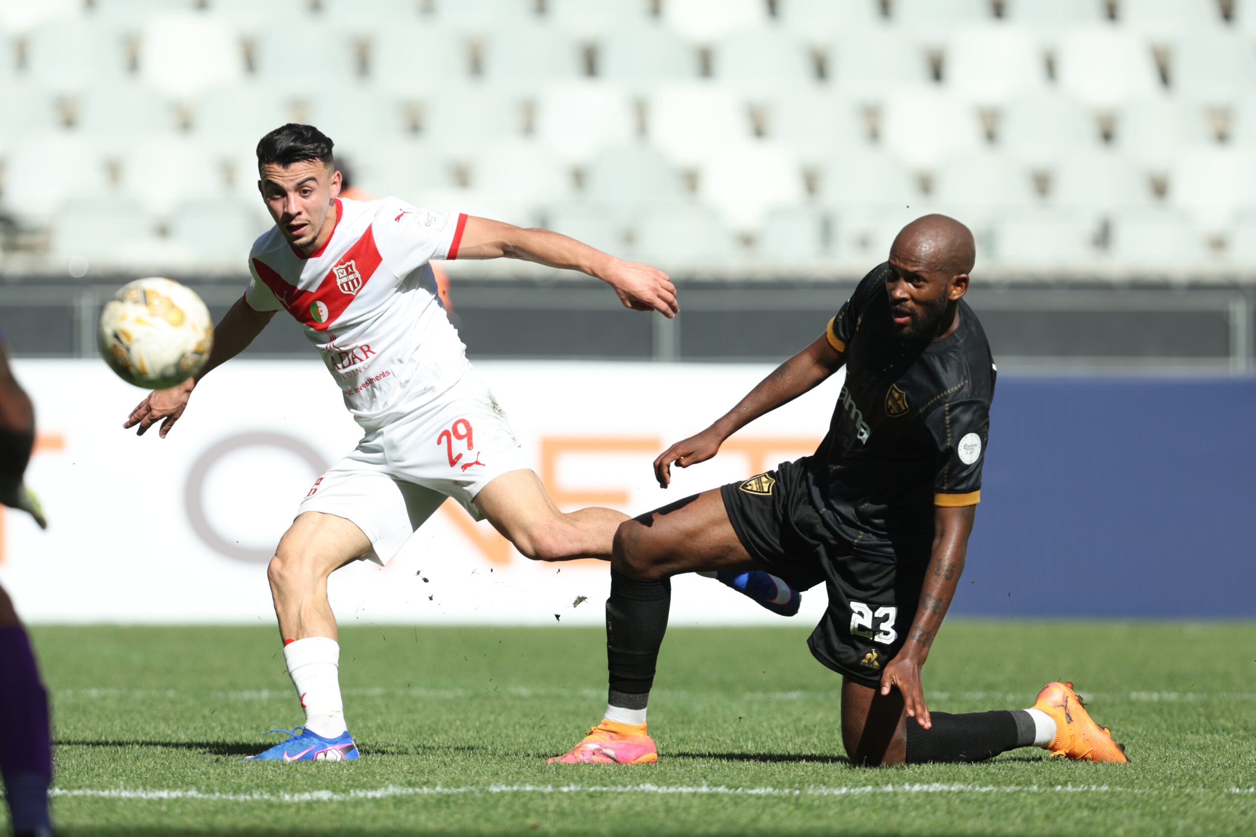 Football caf confederation cup 2025/26 stellenbosch fc v cr belouizdad cape town stadium south africa