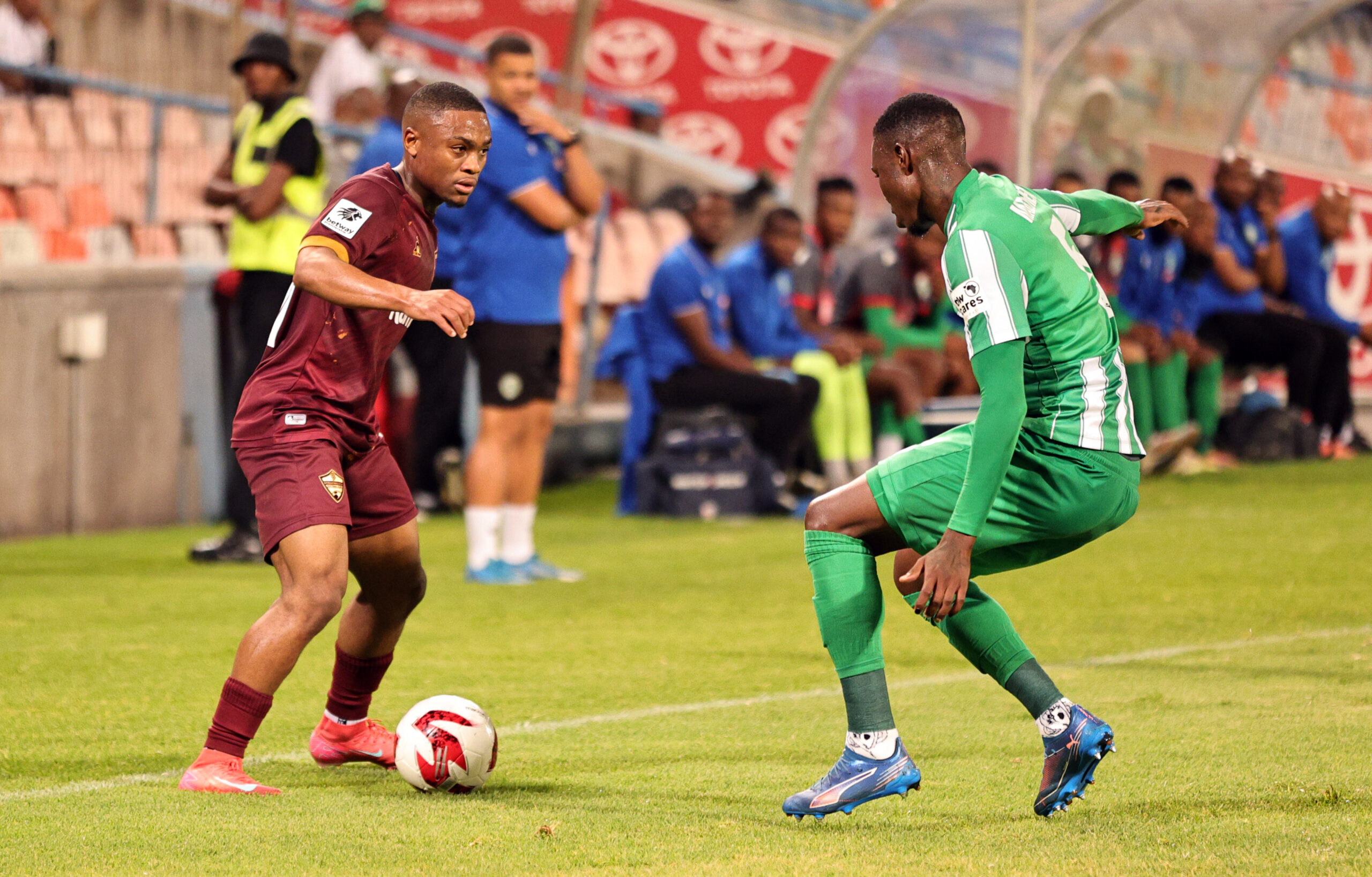 Football betway premiership 2025/26 siwelele v stellenbosch free state stadium