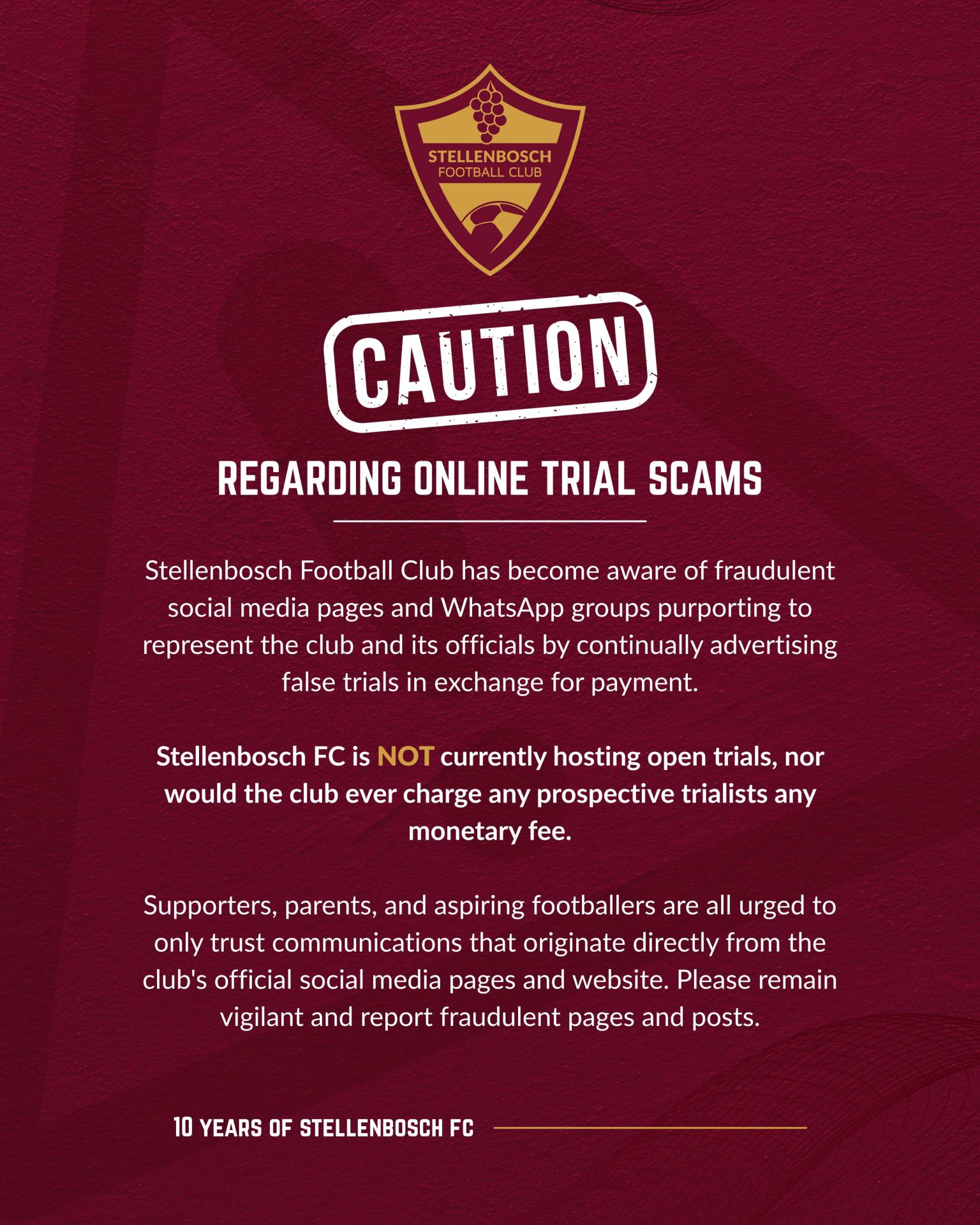 SFC Trials